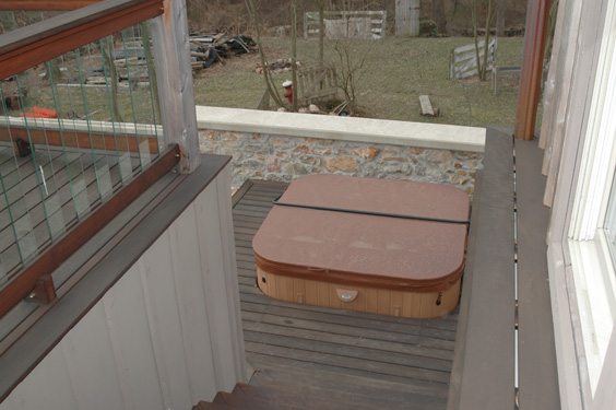 Hot Tub on Lower Level Deck